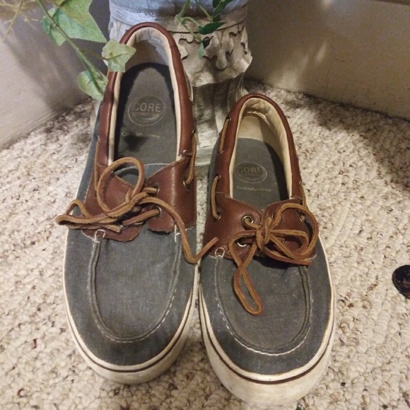 croft & barrow Other - 3/$18 Croft & Barrow Canvas & Leather Preppy/Coastal Deck Shoes